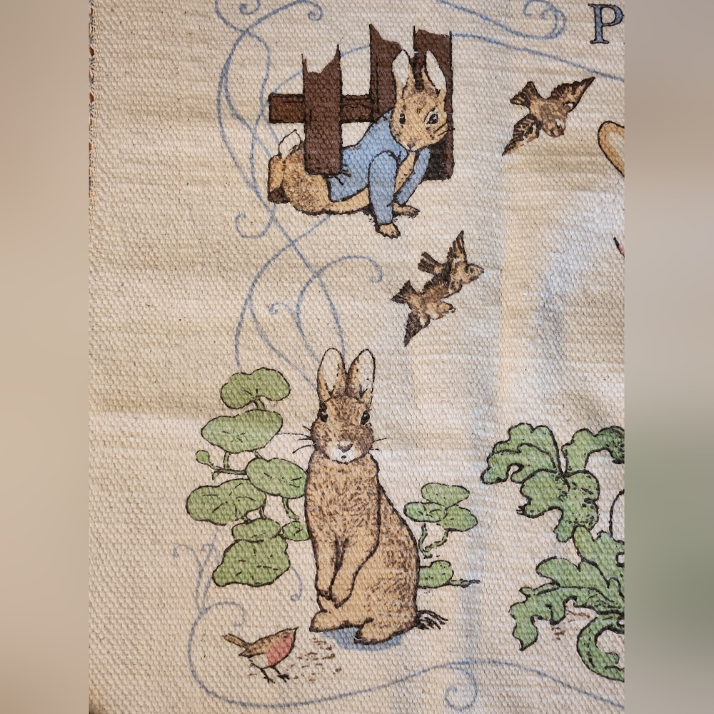 Vintage Peter Rabbit Throw Rug - Picture 3 of 6